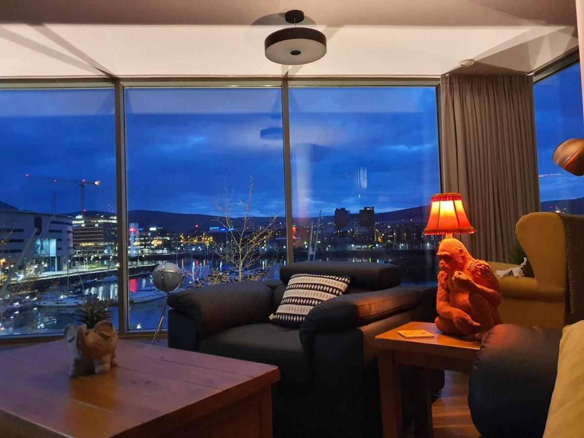 Luxury Apartment Marina Views At Titanic Quarter Belfast Ngoại thất bức ảnh