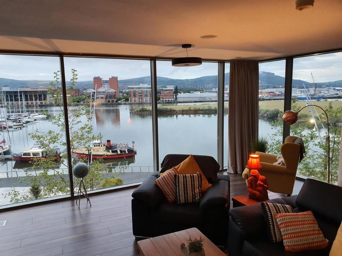 Luxury Apartment Marina Views At Titanic Quarter Belfast Ngoại thất bức ảnh